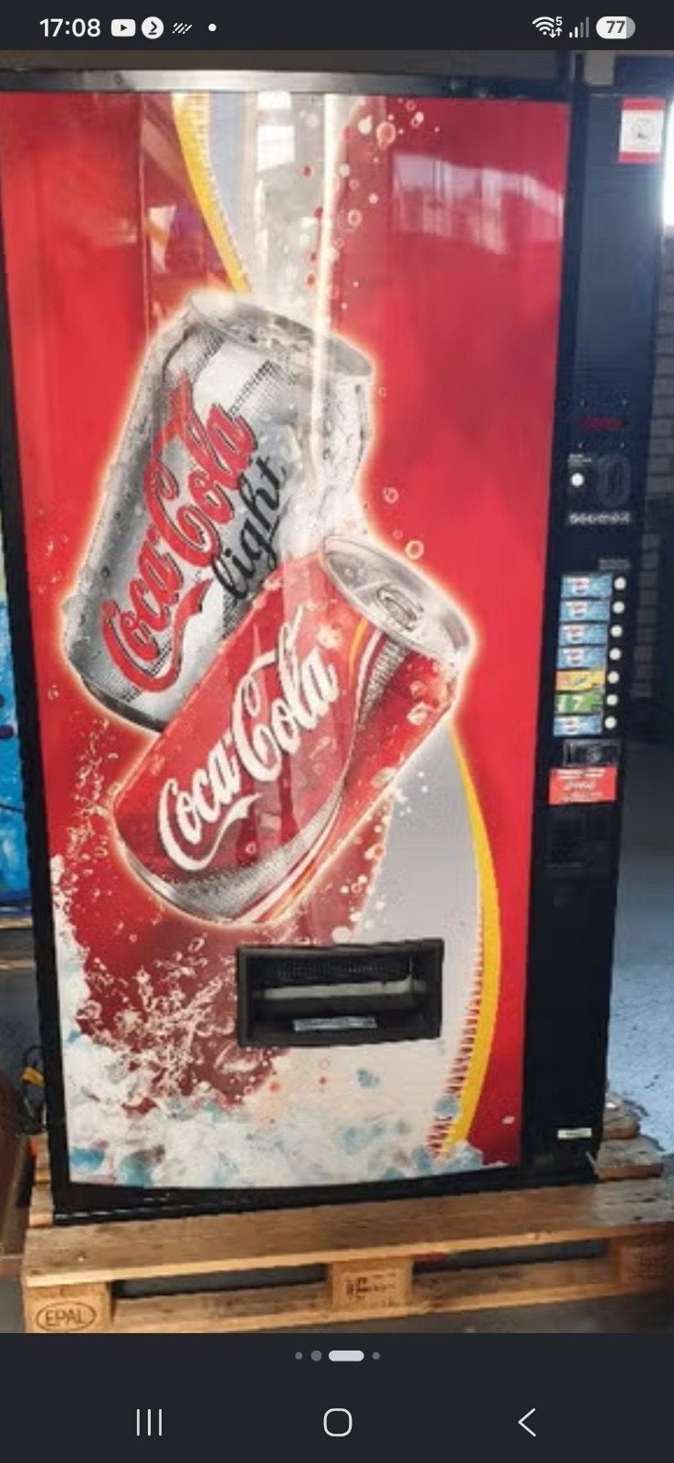 Coca-Cola frisdrankautomaat, Verzamelen, Ophalen, Gebruikt