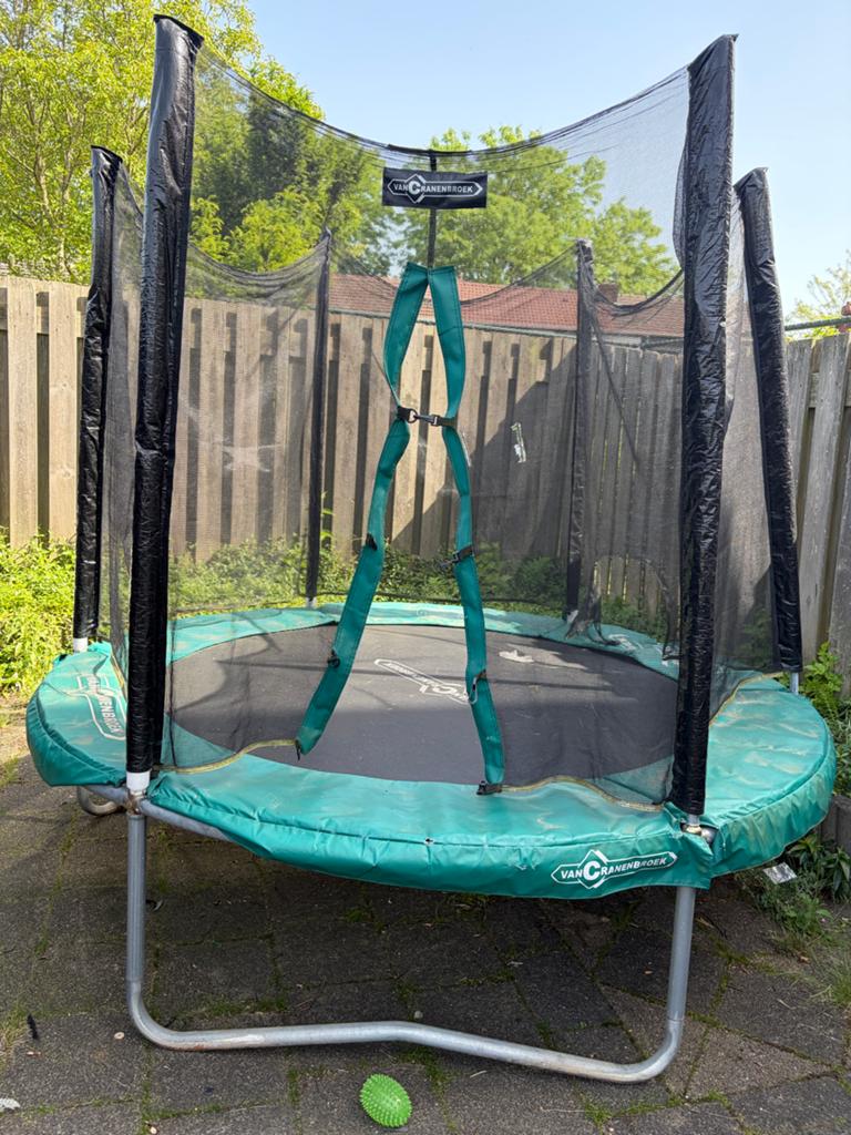 Grote Cranenbroek Trampoline met Veiligheidsnet, Kinderen en Baby's, Speelgoed | Buiten | Trampolines, Ophalen, Gebruikt