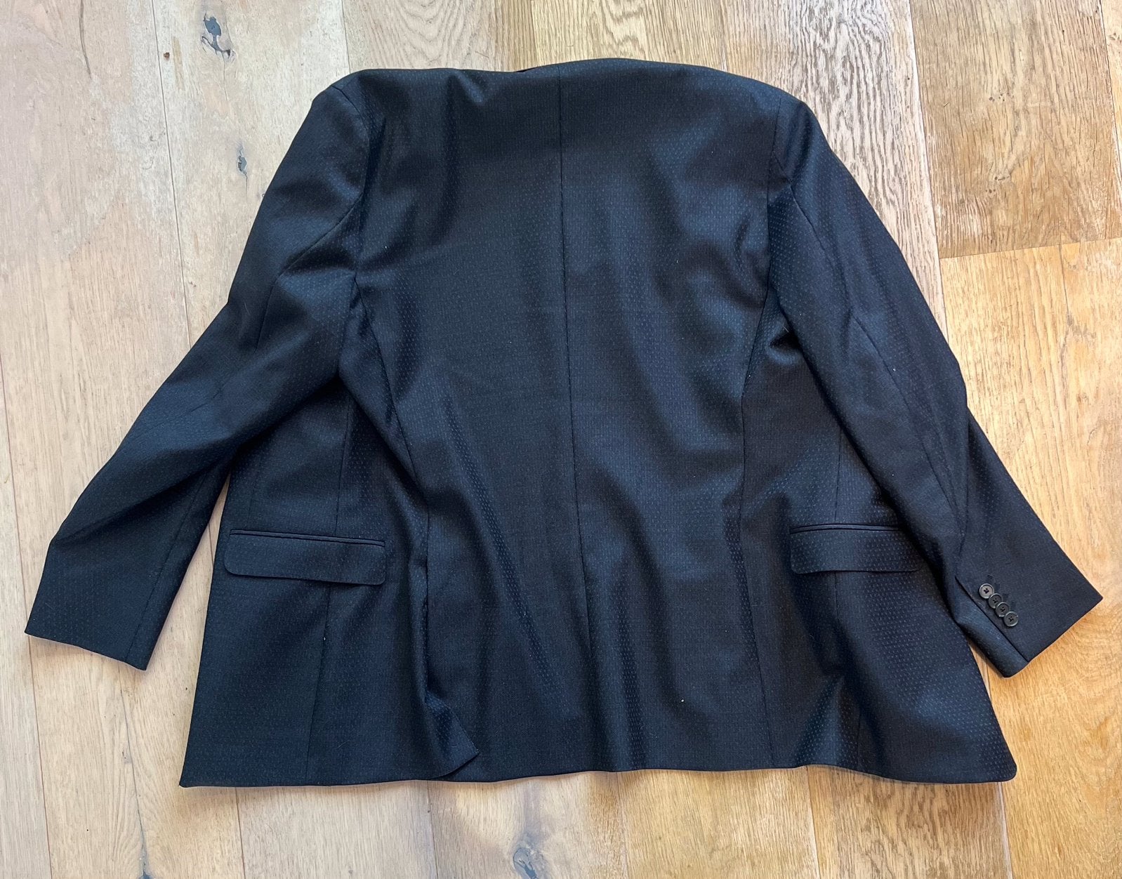 Vintage Z Zegna, Drop 8 Deco jasje in antraciet, maat 48R, Ophalen of Verzenden, Zo goed als nieuw, Maat 48/50 (M), Grijs