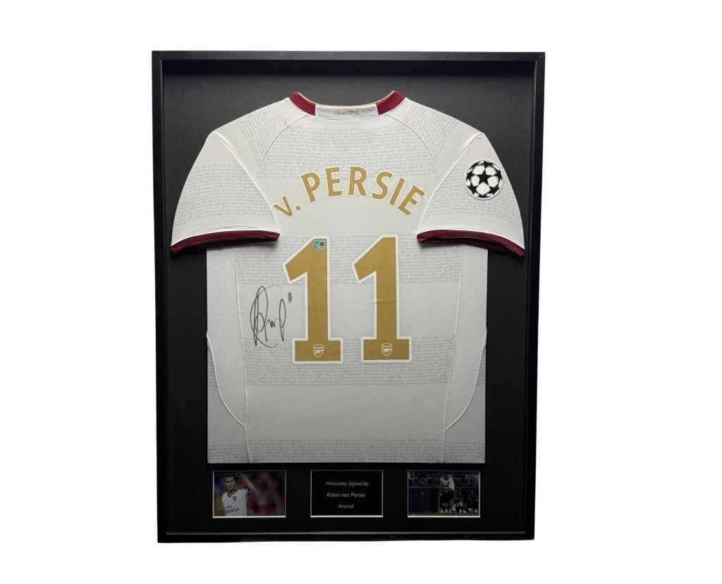 Robin van Persie Arsenal 07/08 gesigneerd  ingelijst shirt, Verzamelen, Sportartikelen en Voetbal, Buitenlandse clubs, Soccersignings.nl