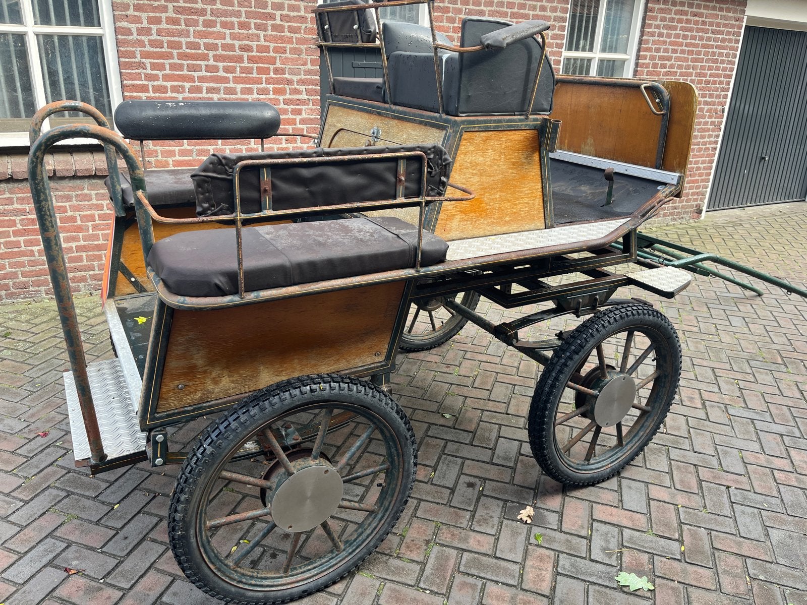 23 inch opknap recreatie pony/paarden wagen., Gebruikt, Marathonwagen