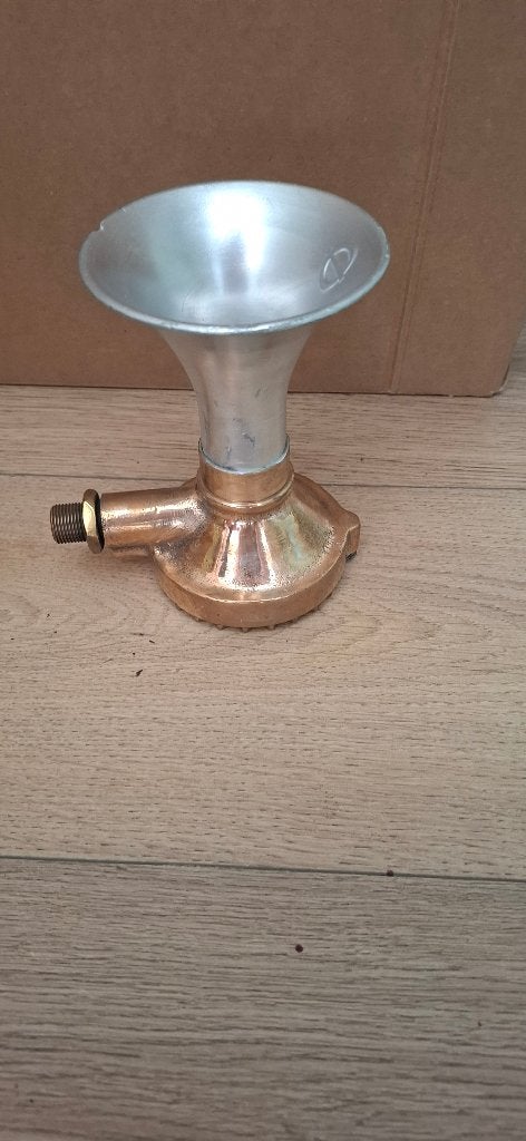 Unieke en robuuste vintage scheepstoeter, Ophalen of Verzenden, Koper
