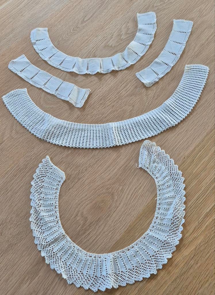 Vintage/retro kraagjes/manchetten, Antiek en Kunst, Antiek | Kleding en Accessoires, Ophalen of Verzenden, Dames