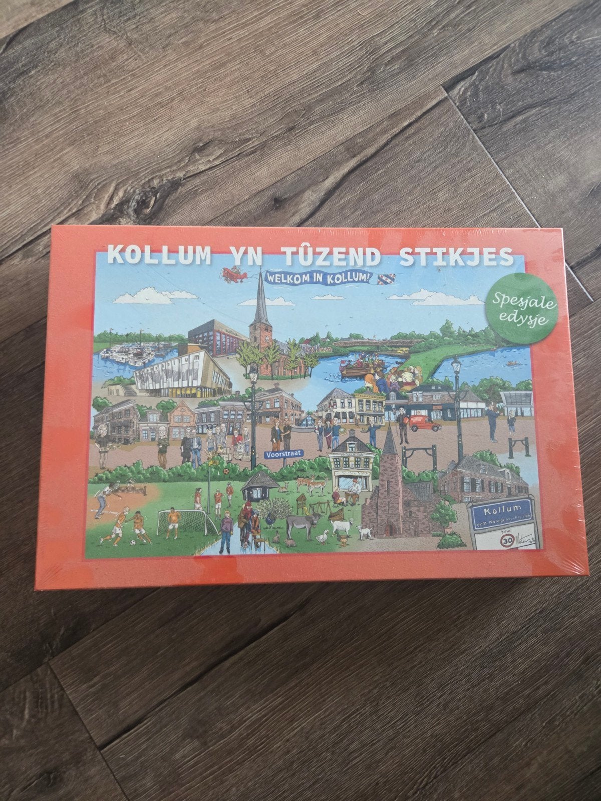 Kollum yn Tûzend Stikjes - Legpuzzel 1000 stukjes, Ophalen of Verzenden, 500 t/m 1500 stukjes, Nieuw, Legpuzzel