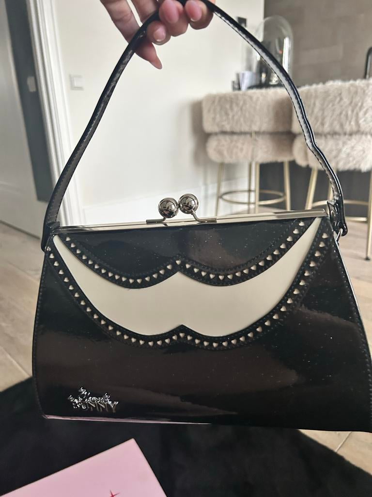 Tas Glamour Bunny, Ophalen of Verzenden, Nieuw, Zwart, Handtas
