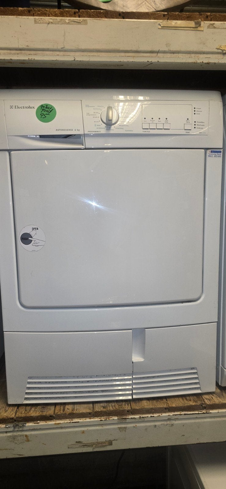 ElectrolucElectrulux Condensdroger met garantie, Ophalen, 6 tot 8 kg, Gebruikt, Minder dan 85 cm