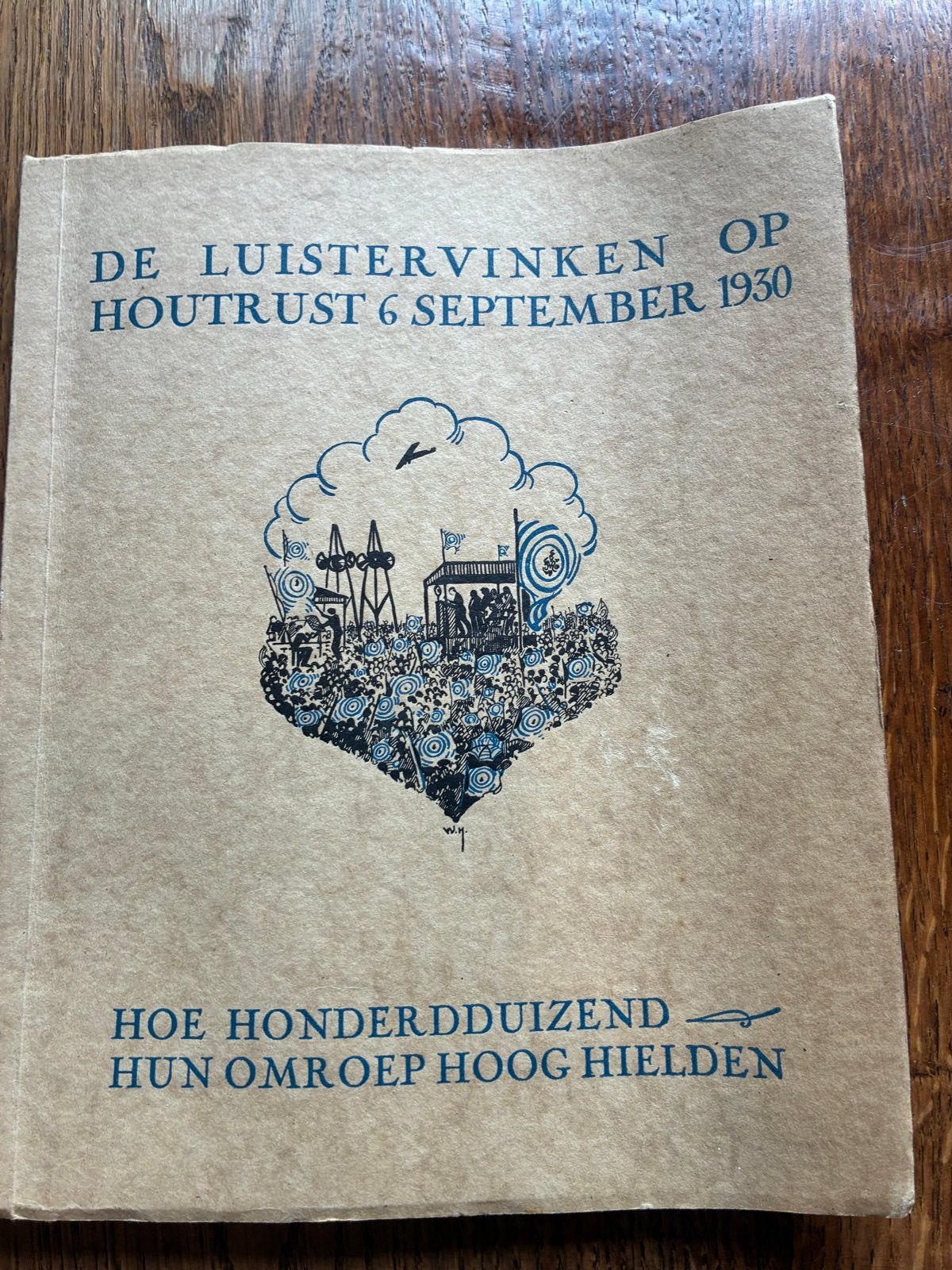 Gedenkboek AVRO Luistervinken Houtrust 1930, Boeken, Catalogussen en Folders, Ophalen of Verzenden, Gelezen, Catalogus