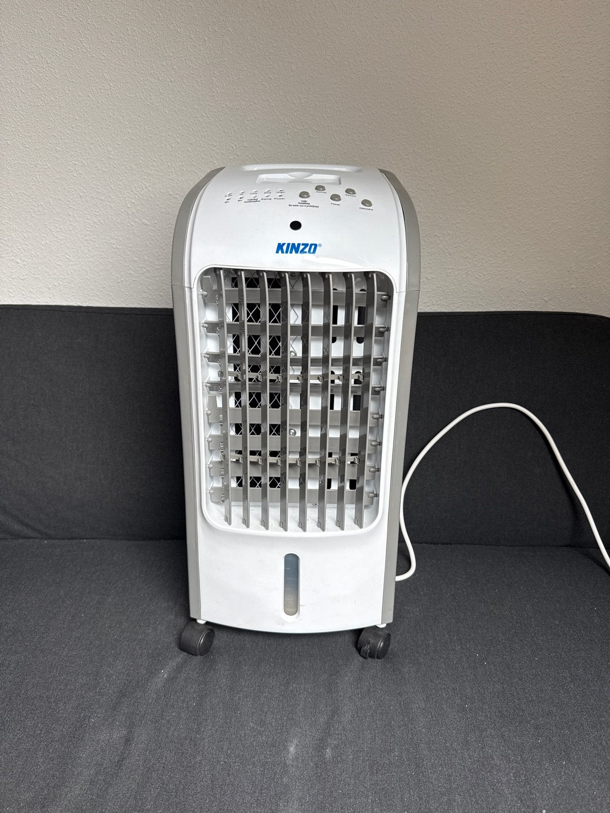 Kinzo Mobiele Airco/Luchtkoeler met Timer en Swingfunctie, Witgoed en Apparatuur, Airco's, Gebruikt, Minder dan 60 m³, Timer, 3 snelheden of meer