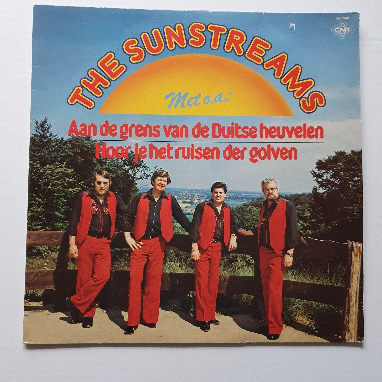 Lp the Sunstreams  - Aan de grens van de Duitse heuvelen, Ophalen of Verzenden, Gebruikt, 12 inch, Levenslied of Smartlap