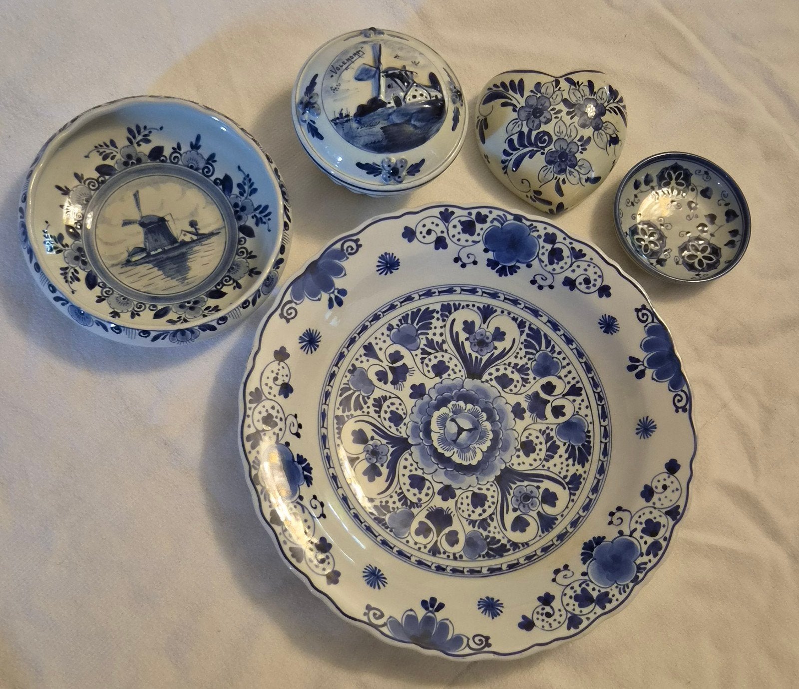 Delfts Blauw Servies, Ophalen