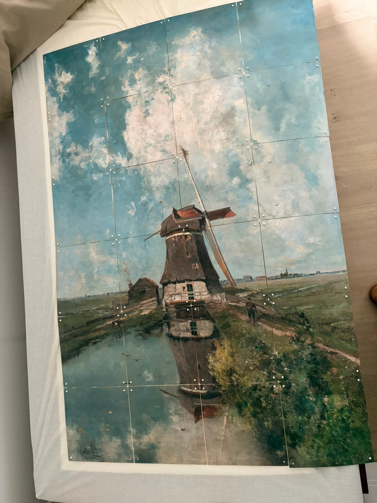 Ixxi Een molen aan de poldervaart, Ophalen of Verzenden