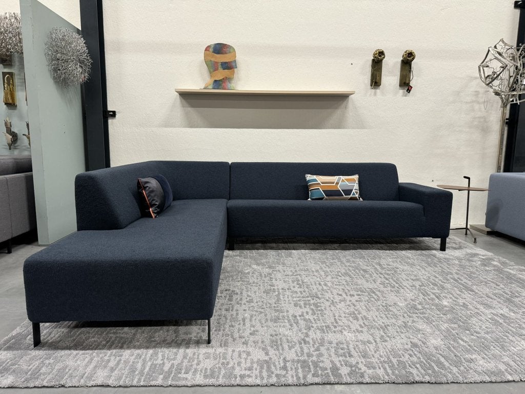 Nieuw Gelderland 6511 Hoekbank Zero Blauw Design Bank 293