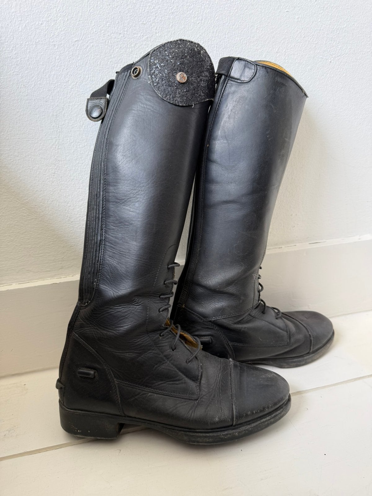 Paardrijlaarzen QHP maat 35, Dieren en Toebehoren, Paardrijkleding, Gebruikt, Kinderen, Ophalen of Verzenden, Schoeisel