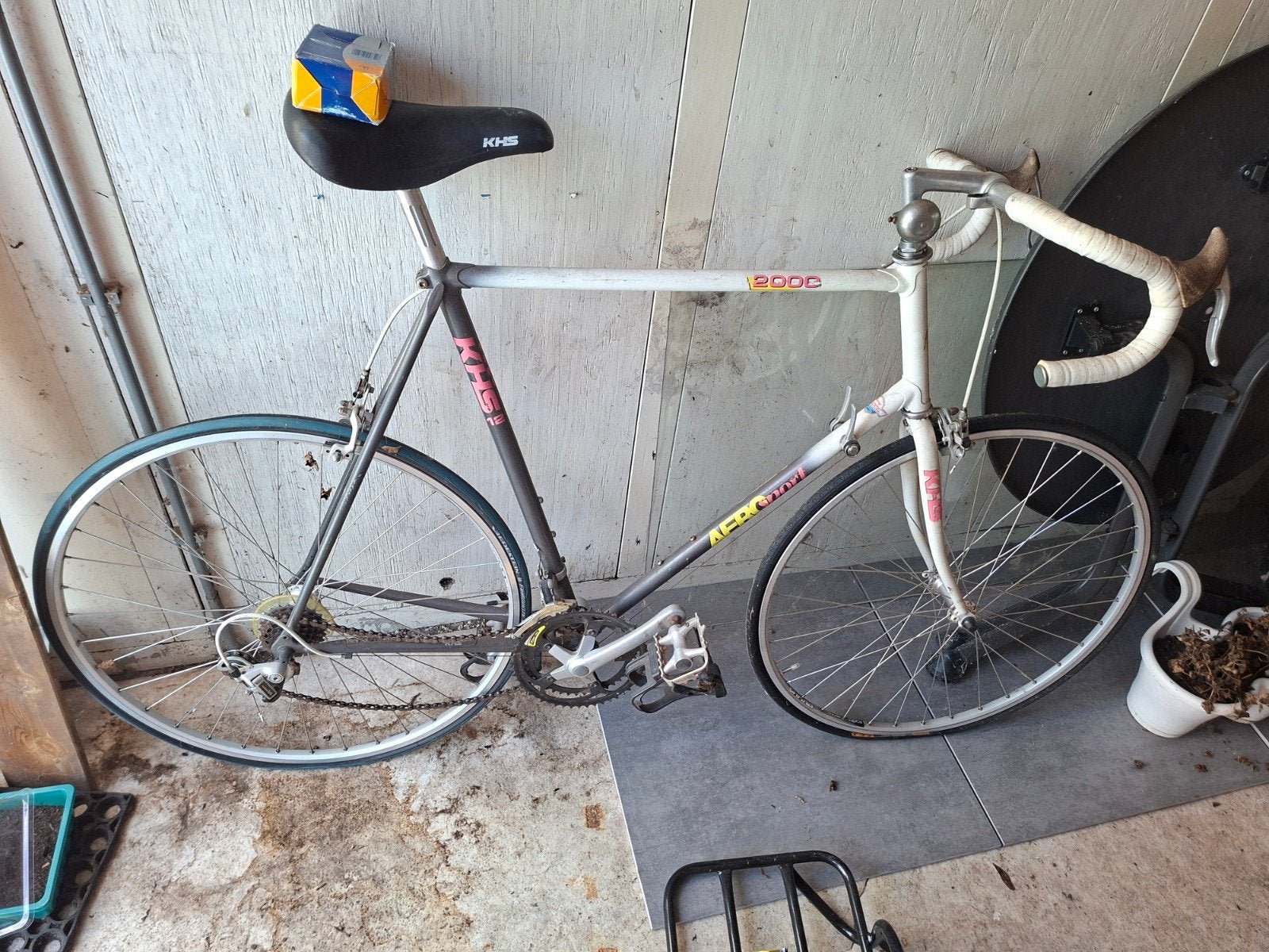 Oude stijl racefiets - KHS Aero Turbo 200C, Fietsen en Brommers, Fietsen | Racefietsen, Ophalen