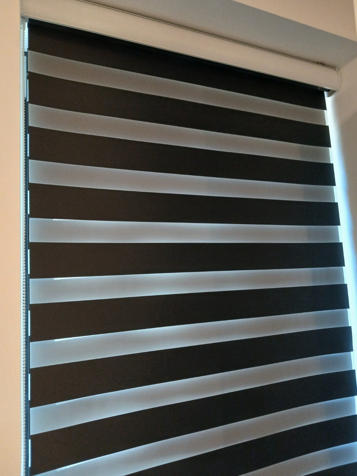 Prachtig duo rolgordijn antraciet 93 x 250 Veneta, Ophalen, 93 cm, Overige merken, Duo rolgordijn