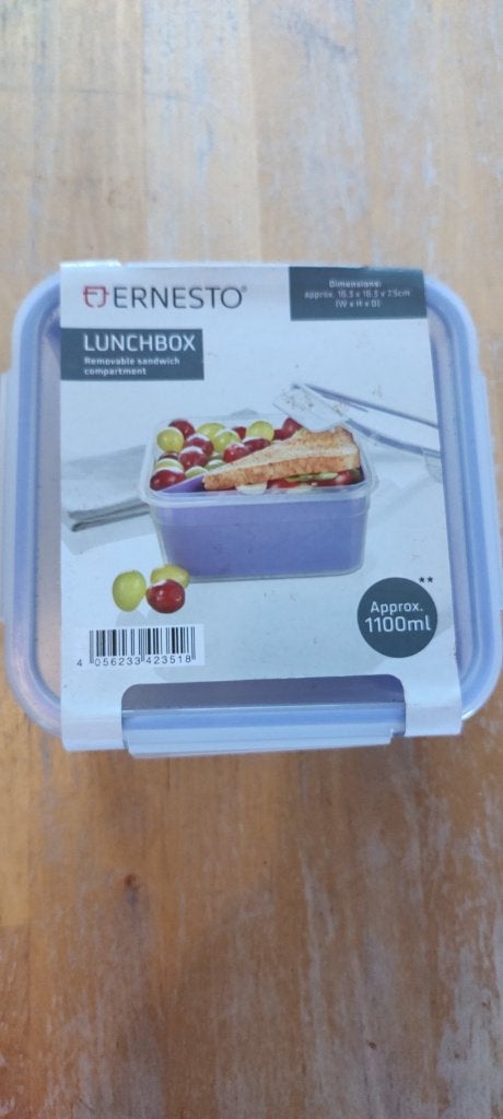 Lunchbox met verwijderbaar compartiment, Ophalen of Verzenden, Nieuw