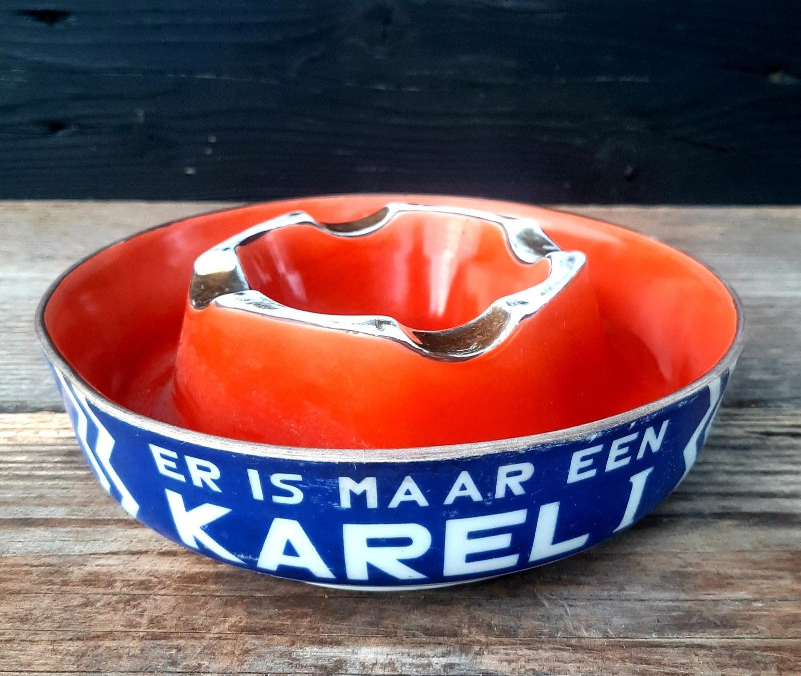 Vintage - KAREL 1 Asbak - (Sigaar / Sigaren), Ophalen of Verzenden, Gebruikt, Asbak