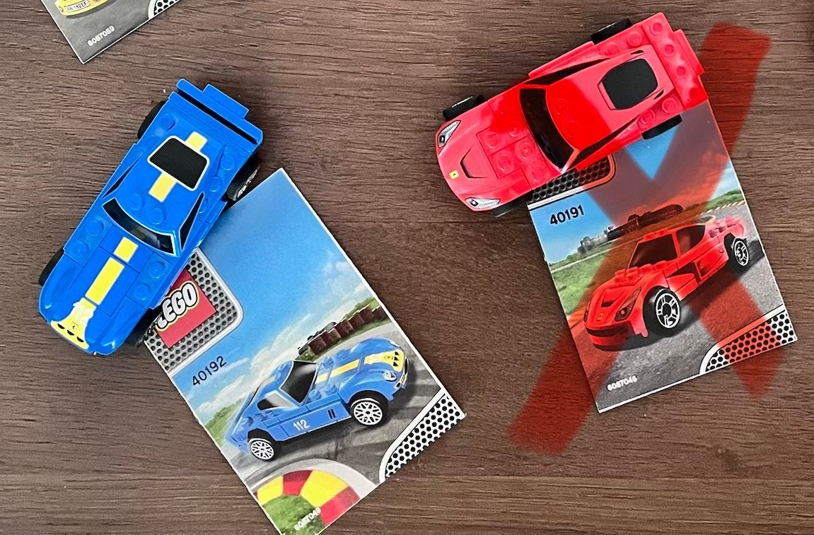 Lego Shell 40192 Ferrari 250 GTO met Instructies, Lego, Compleet, Ophalen of Verzenden, Zo goed als nieuw