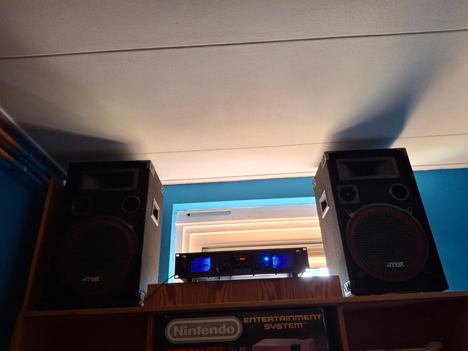 Skytec SPL-1000 + 2 MAX Speakers, Gebruikt, 120 watt of meer, Front, Rear of Stereo speakers, Ophalen
