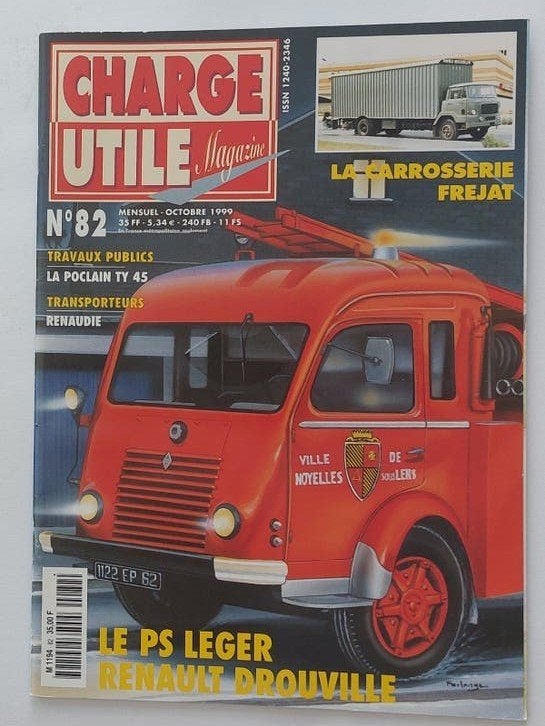 Charge Utile Magazine N82 - Oktober 1999, Ophalen of Verzenden, Gelezen, Overige typen