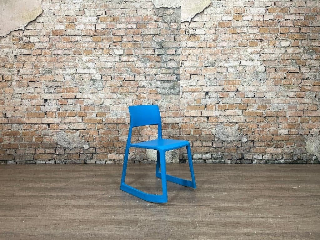 Vitra Tip Ton – Blauw kunststof | Barber & Osgerby, Ophalen, Kunststof, Blauw, Design