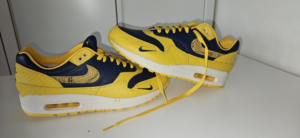Nieuw! Nike Air Max 1 Premium 'Michigan' (CO.JP) – Maat 42.5, Kleding | Heren, Schoenen, Overige kleuren, Nike, Nieuw, Ophalen of Verzenden