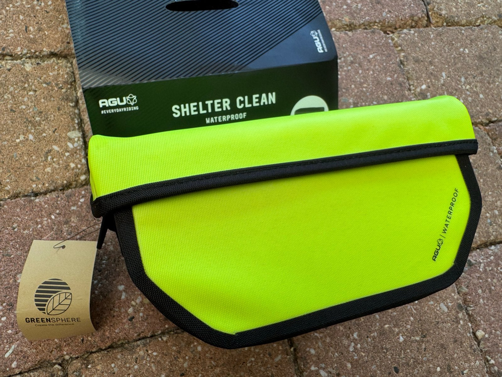 AGU Shelter Clean Waterproof Stuurtas - Nieuw, Fietsen en Brommers, Fietsaccessoires | Fietstassen, Ophalen of Verzenden, Nieuw