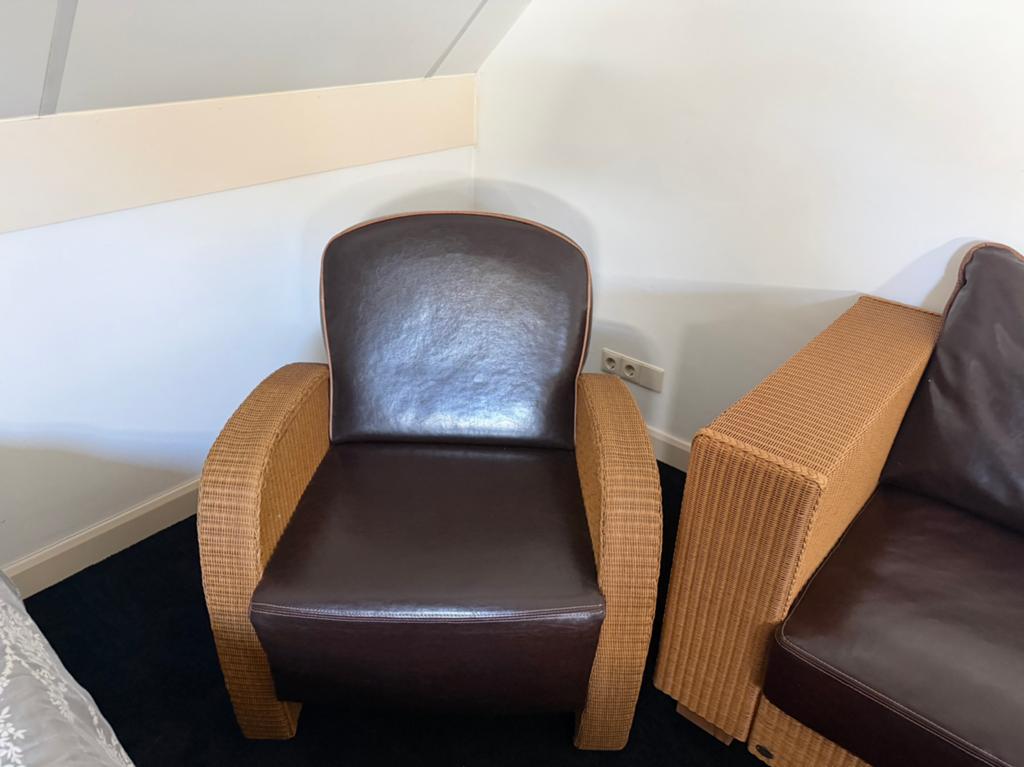 Rotan set, Ophalen, Zo goed als nieuw, 2 zitplaatsen