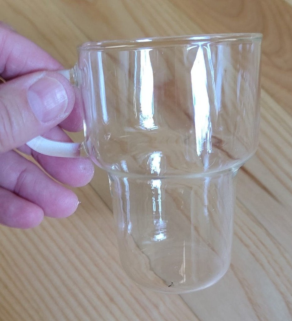 Theeglas met oor dun glas 20 stuks, Verzamelen, Glas en Borrelglaasjes, Ophalen of Verzenden, Zo goed als nieuw, Overige typen