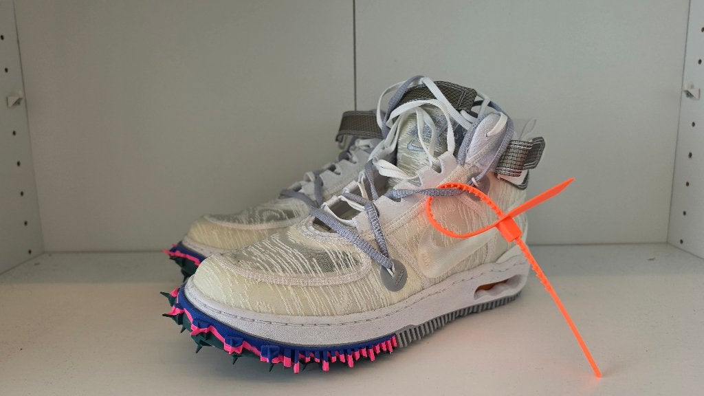 Off-White x Nike Air Force 1 Mid SP "White", Wit, Nike, Nieuw, Ophalen of Verzenden