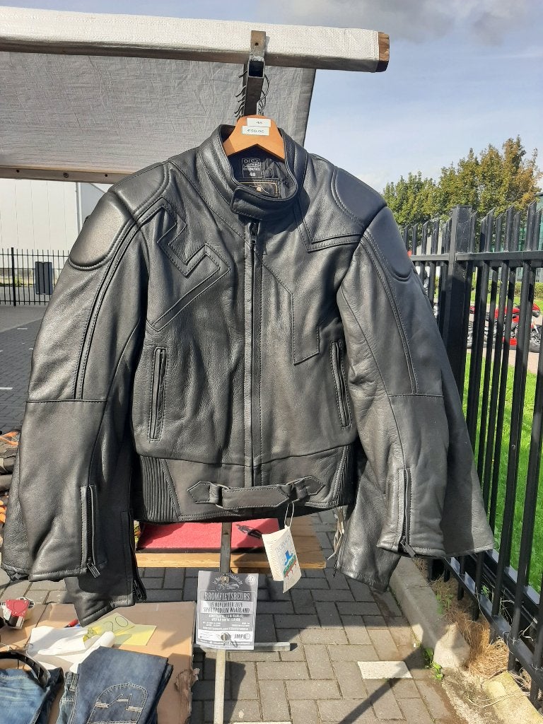 Orex motorjas maat 48 motor jas nieuw ( oude voorraad ), Nieuw met kaartje, Pascalstraat 6 1704 RD Heerhugowaard, Orex, Jas | leer