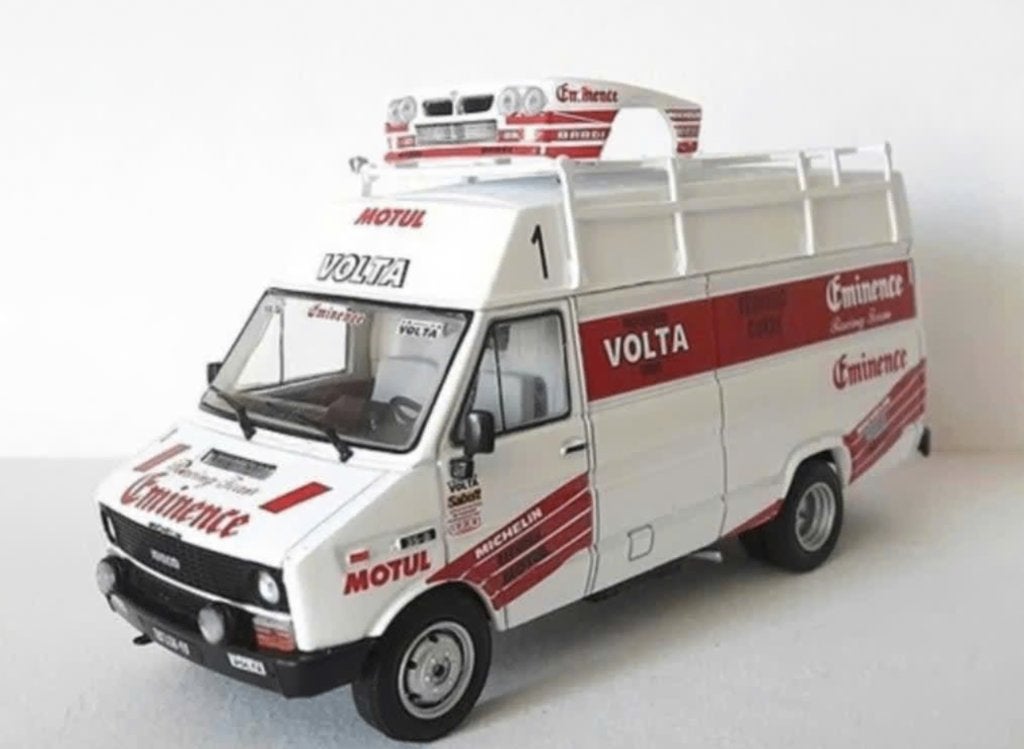 Iveco Daily Team Eminence 1983 1/43 Rallye Assistance # 68, Hobby en Vrije tijd, Modelauto's | 1:43, Verzenden, Nieuw, Auto, Overige merken