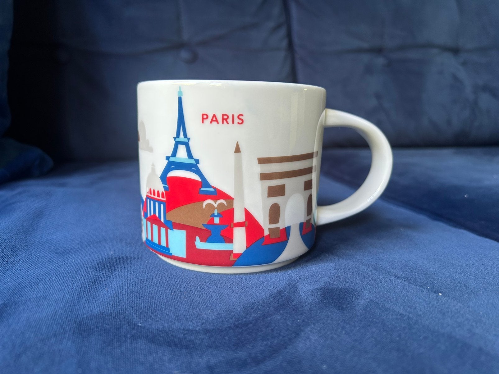 Starbucks Paris You Are Here mok, Keramiek, Ophalen of Verzenden, Zo goed als nieuw, Overige stijlen
