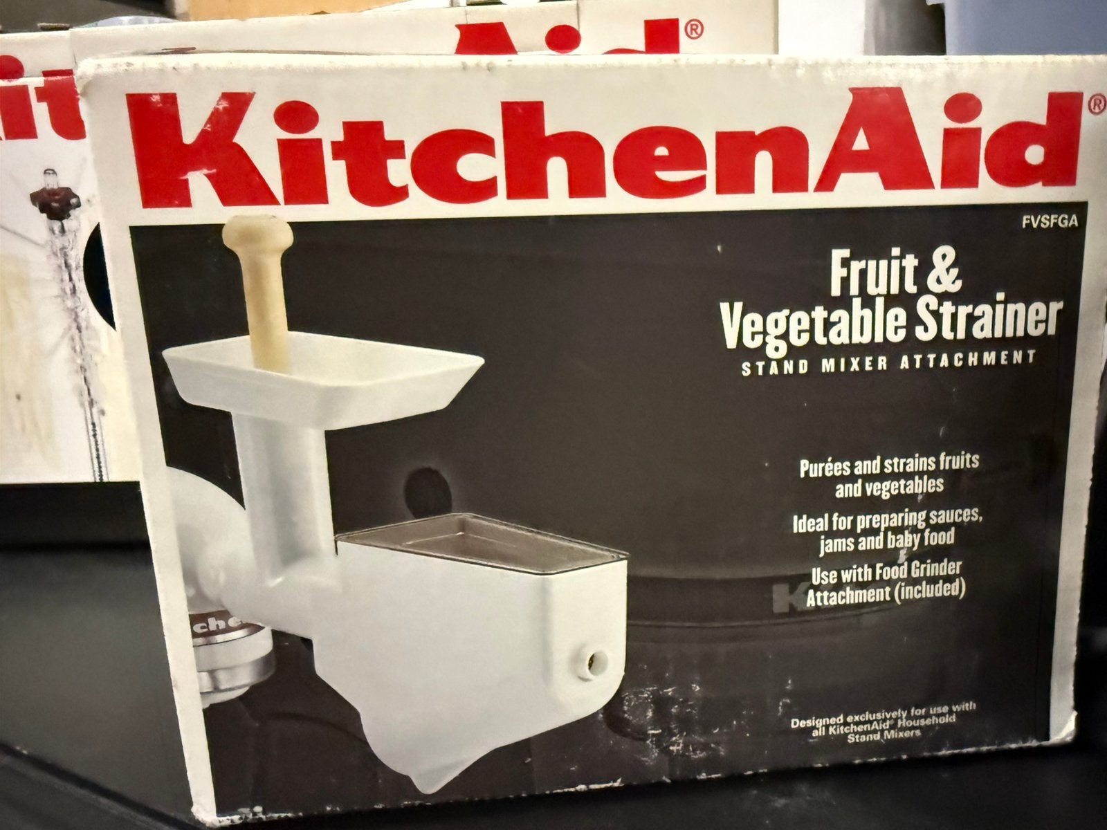 Kitchenaid artisan fruit & vegetable strainer 2 dozen, 4 liter of meer, Ophalen of Verzenden, Zo goed als nieuw, 3 snelheden of meer