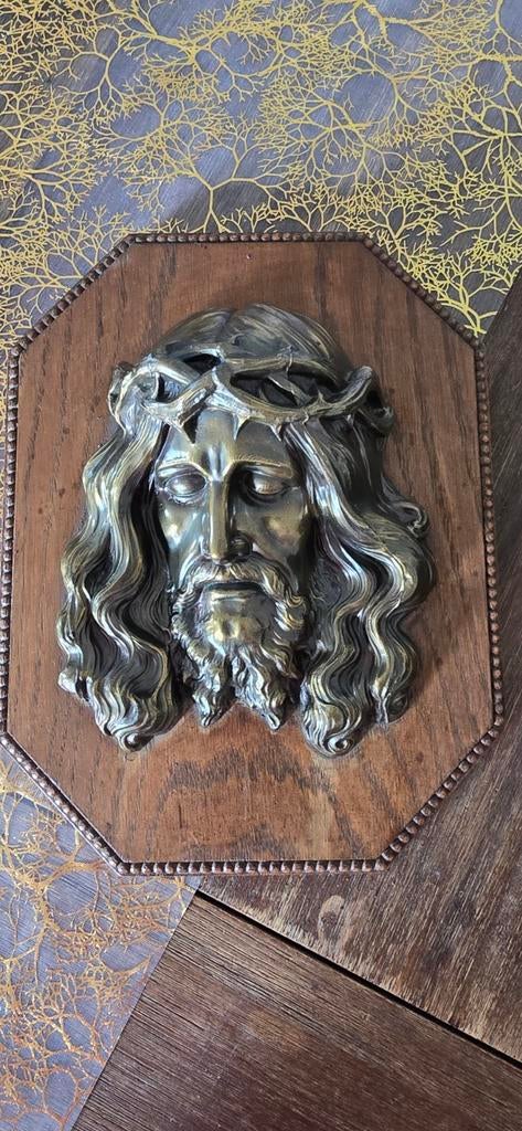 Religieuze wandplaten: Ecce Homo & Mater Dolorosa (ca. 1930), Antiek en Kunst, Ophalen of Verzenden