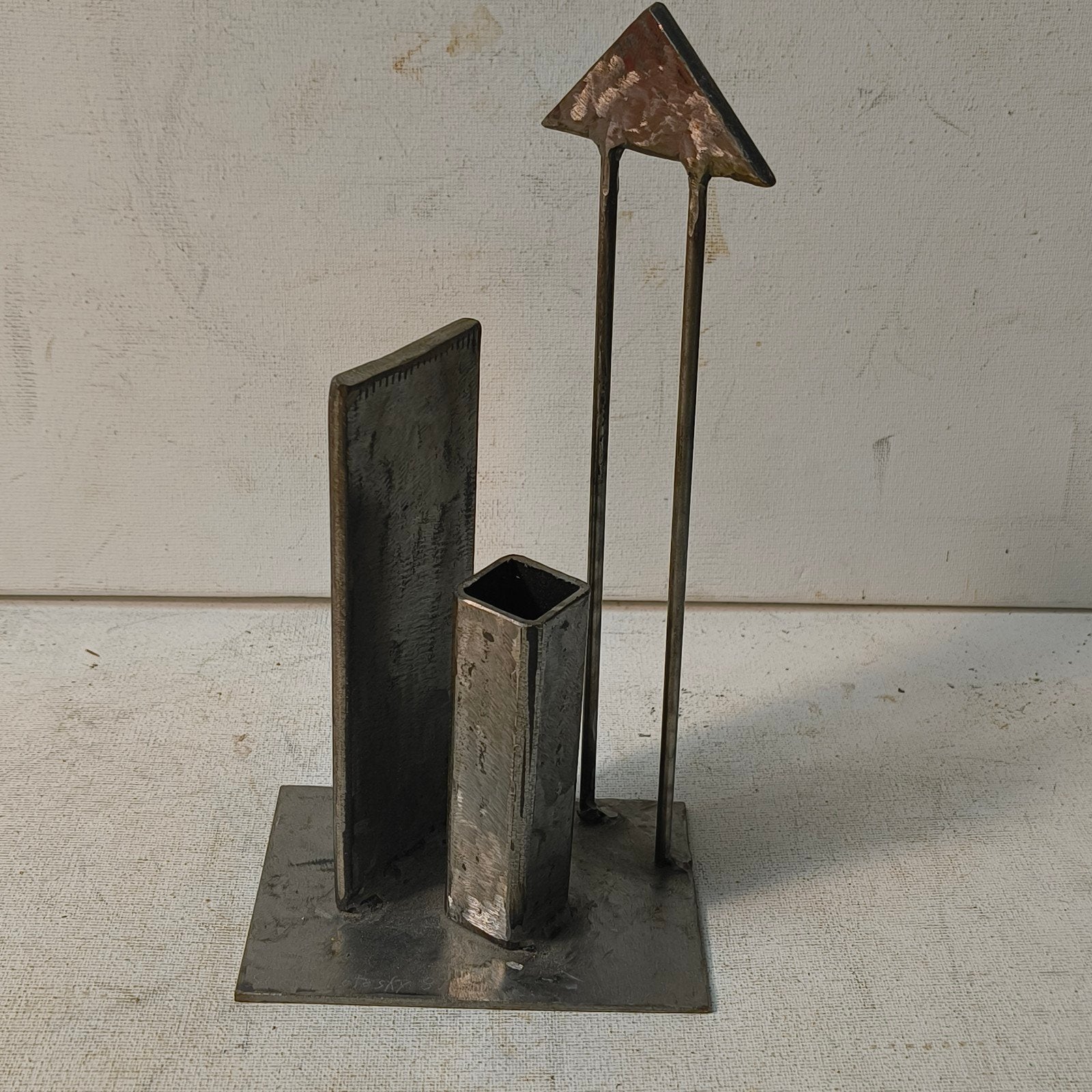 Serge Lotosky Canada abstract beeldje 1981, Ophalen of Verzenden, 20 - 50 cm, Beeld, Abstract