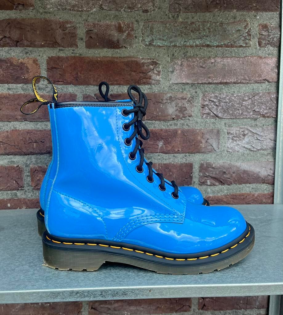 Dr. Martens 1460 lak blauw maat 38, Kleding | Dames, Schoenen, Dr. Martens, -, Blauw, -