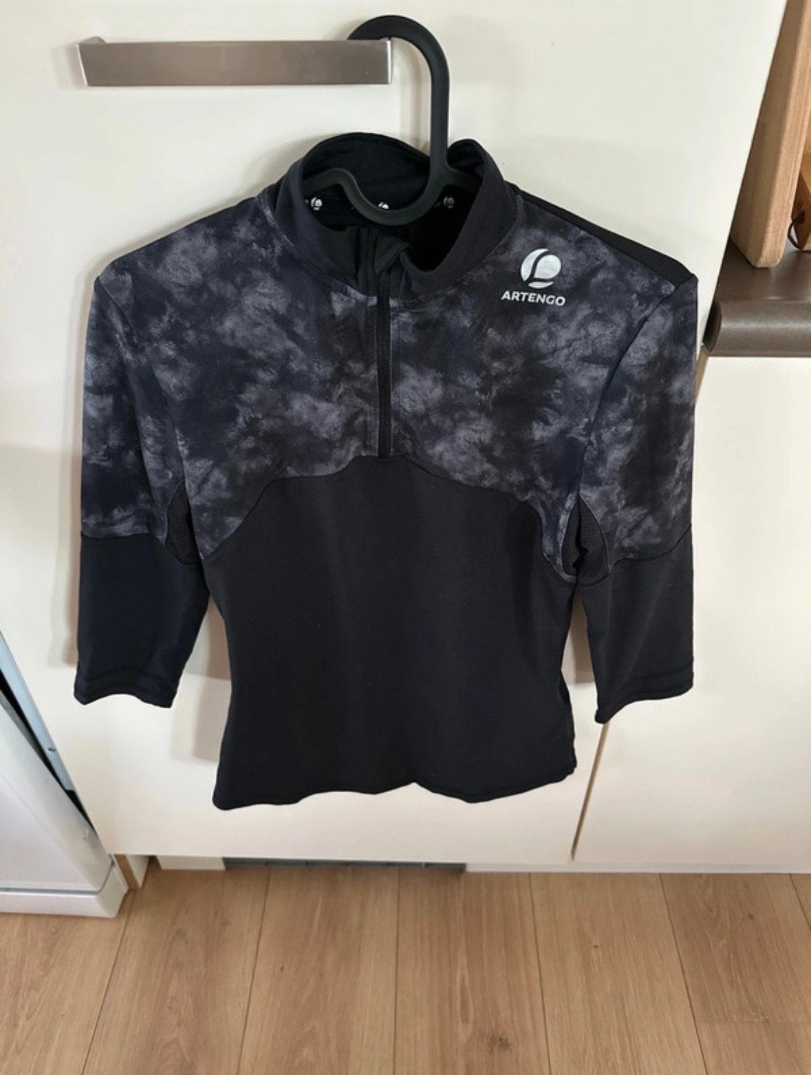 Artengo sportshirt/vest - Maat S, Verzenden, Zwart, Zo goed als nieuw, Hardlopen of Fietsen