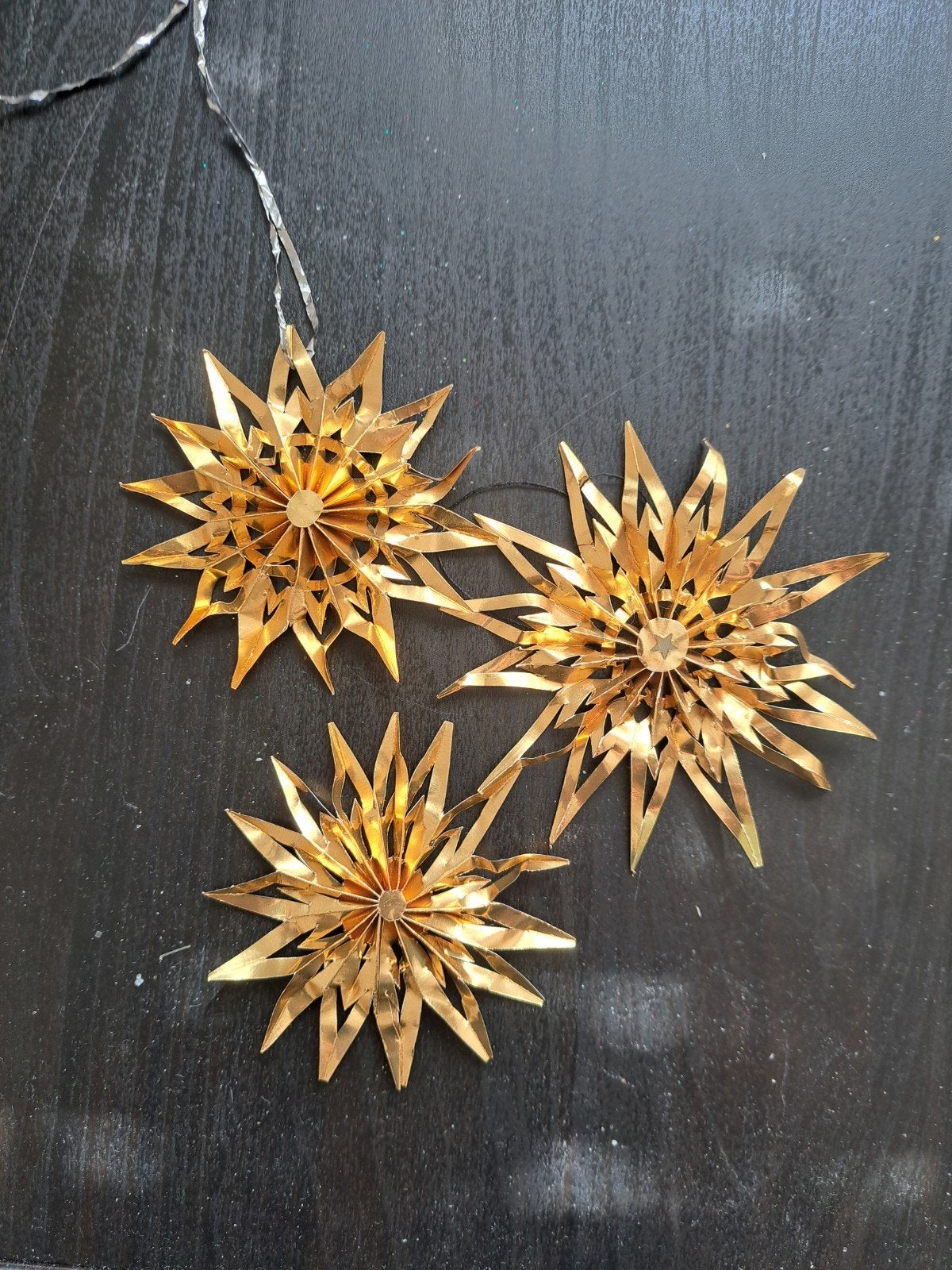 vintage mini sterretjes voor in de kerstboom, Diversen, Kerst, Ophalen of Verzenden