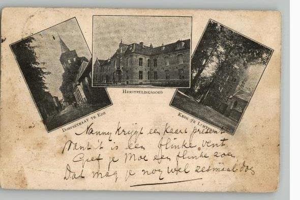 3 zeer oude afb. Ede Lunteren Herstellingsoord st 1900