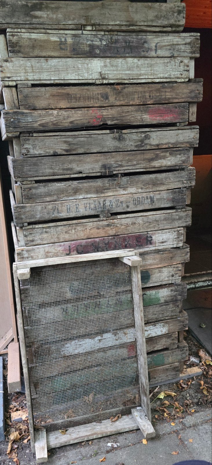 20 Gebruikte Gaaskisten - Ideaal voor opslag of decoratie, Ophalen, Gebruikt, 40 tot 60 cm, Bak of Kist