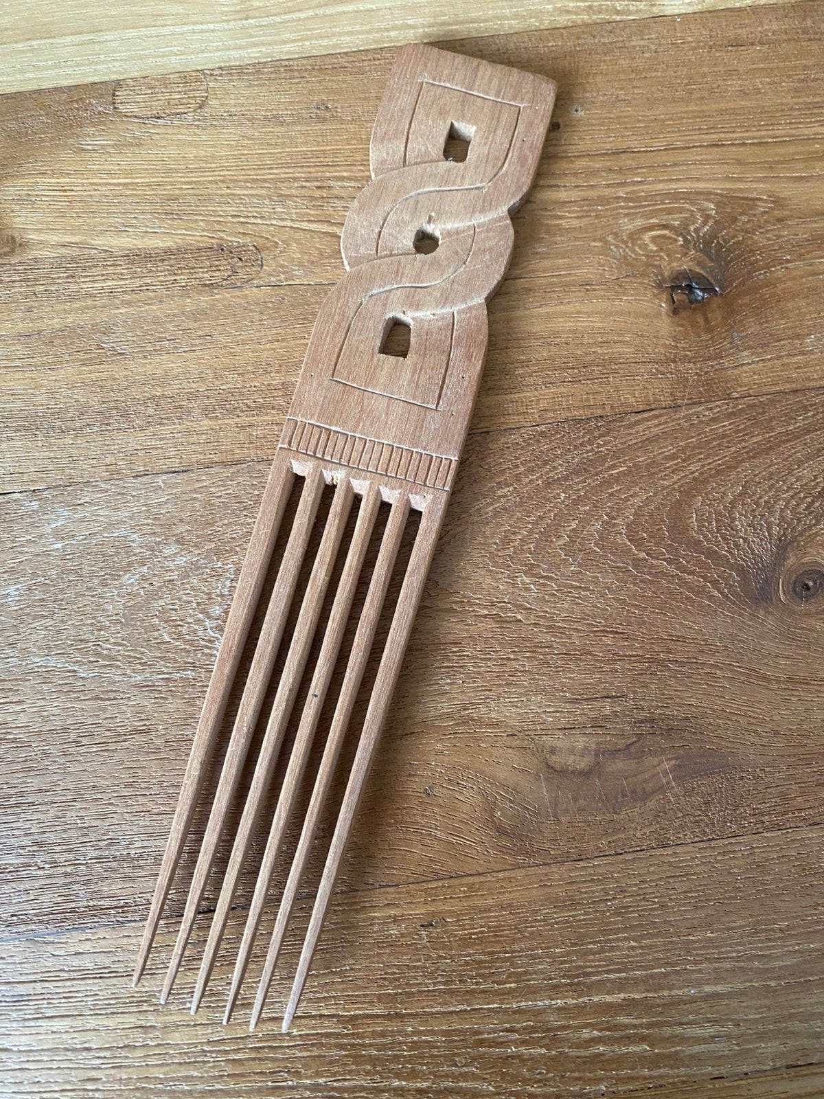 Houten kam, Ophalen of Verzenden, Zo goed als nieuw, Haarspeld