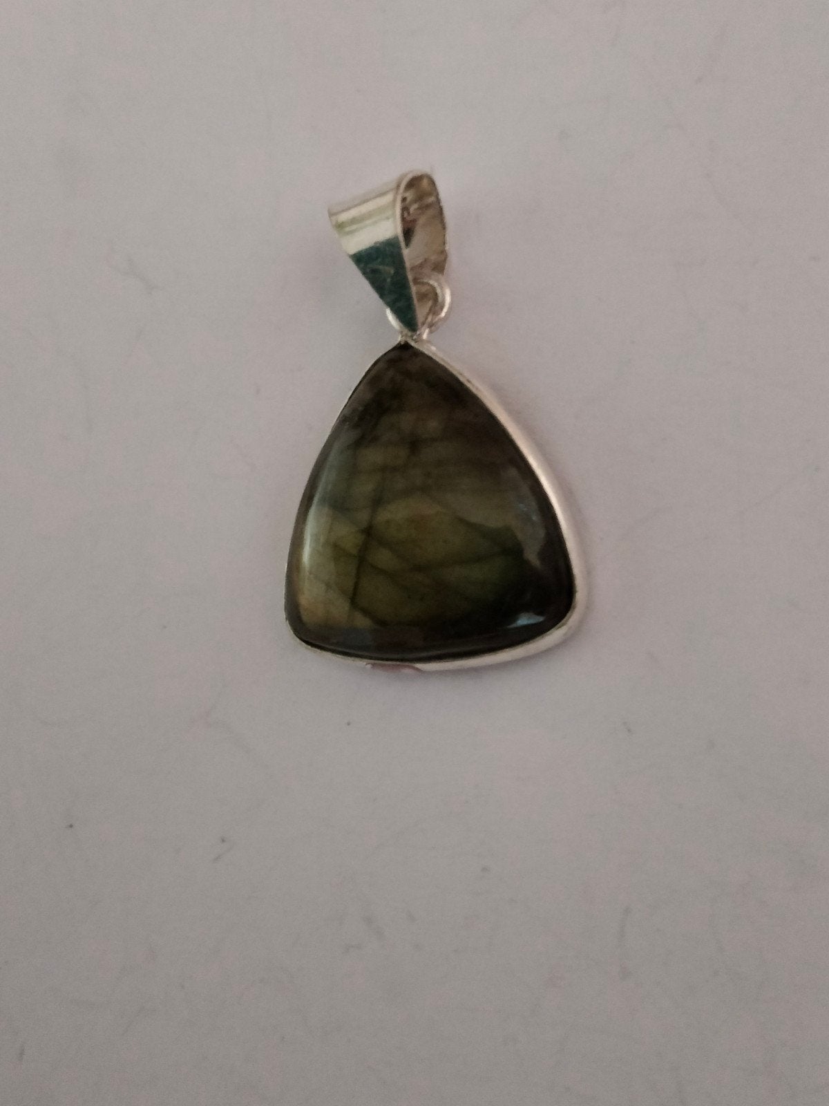 Zilveren hanger met labradoriet, Verzenden, Nieuw, Met edelsteen, Zilver