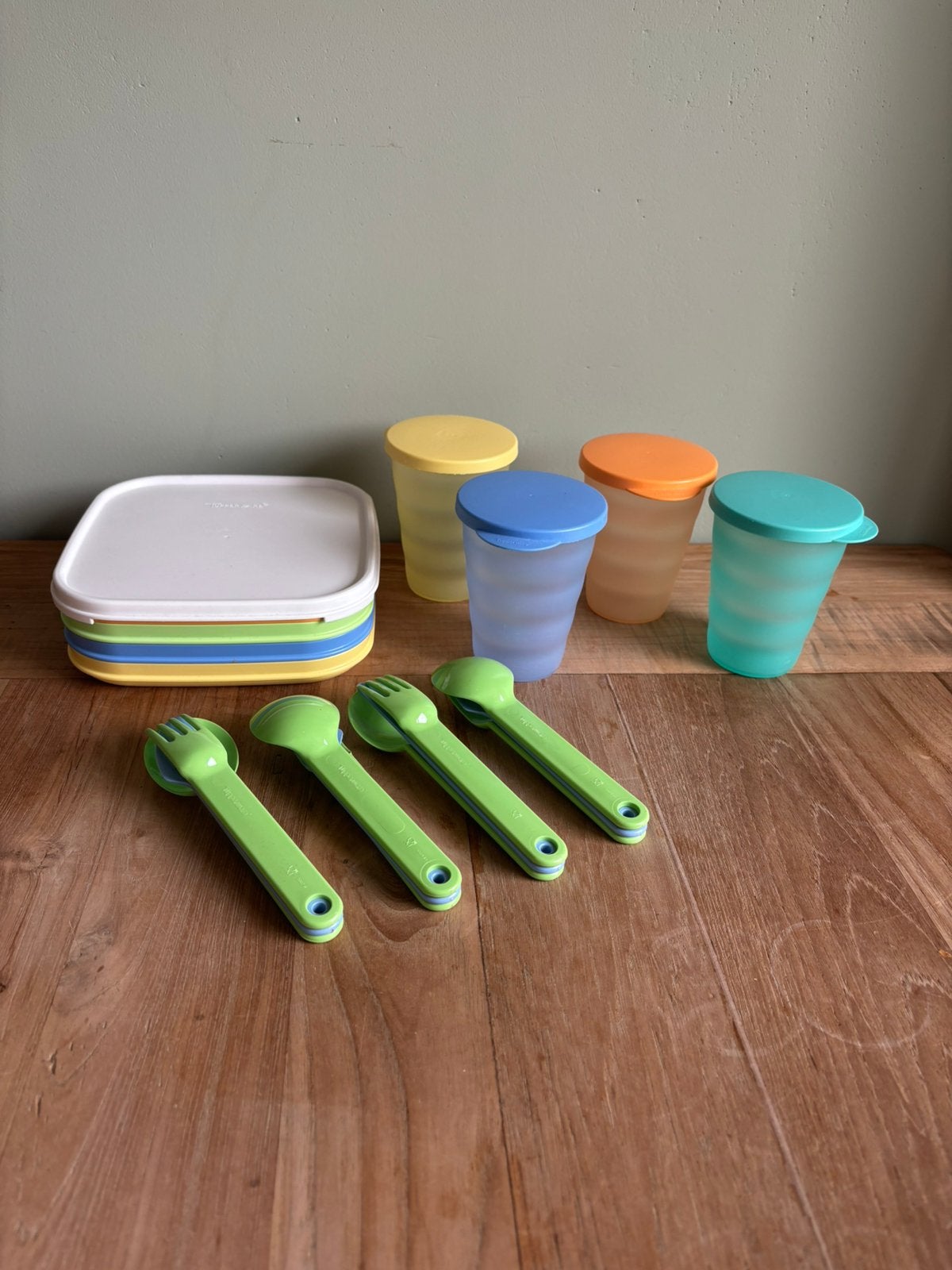 Tupperware picknick set, Ophalen of Verzenden, Zo goed als nieuw, Overige typen