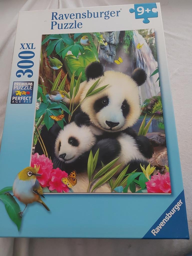 Ravensburger puzzel 300 stukjes panda's, Hobby en Vrije tijd, Denksport en Puzzels, Ophalen of Verzenden, Minder dan 500 stukjes