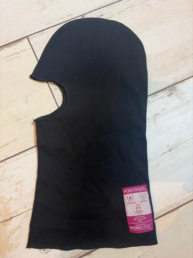 Portwest Modaflame Vlamvertragende Bivakmuts - Zwart, Ophalen of Verzenden, Nieuw, One size fits all, Hoed