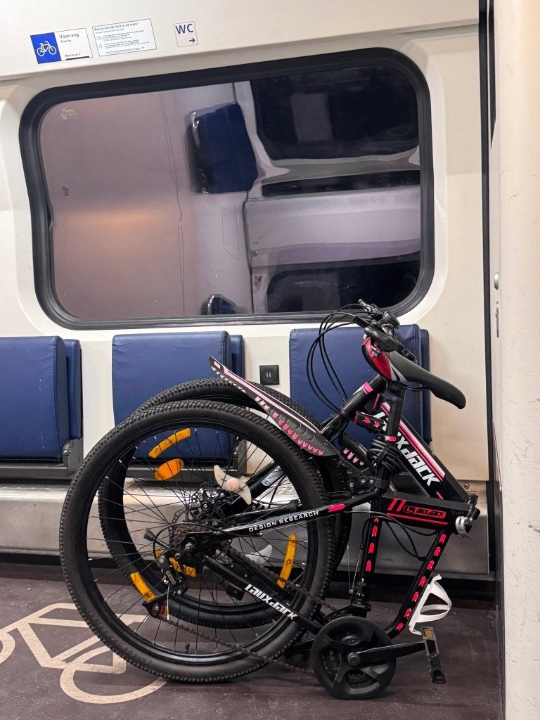 LAUXDACK 26 inch Gratis in treinen en bussen, Velgrem, Versnellingen, 49 tot 53 cm, Zo goed als nieuw