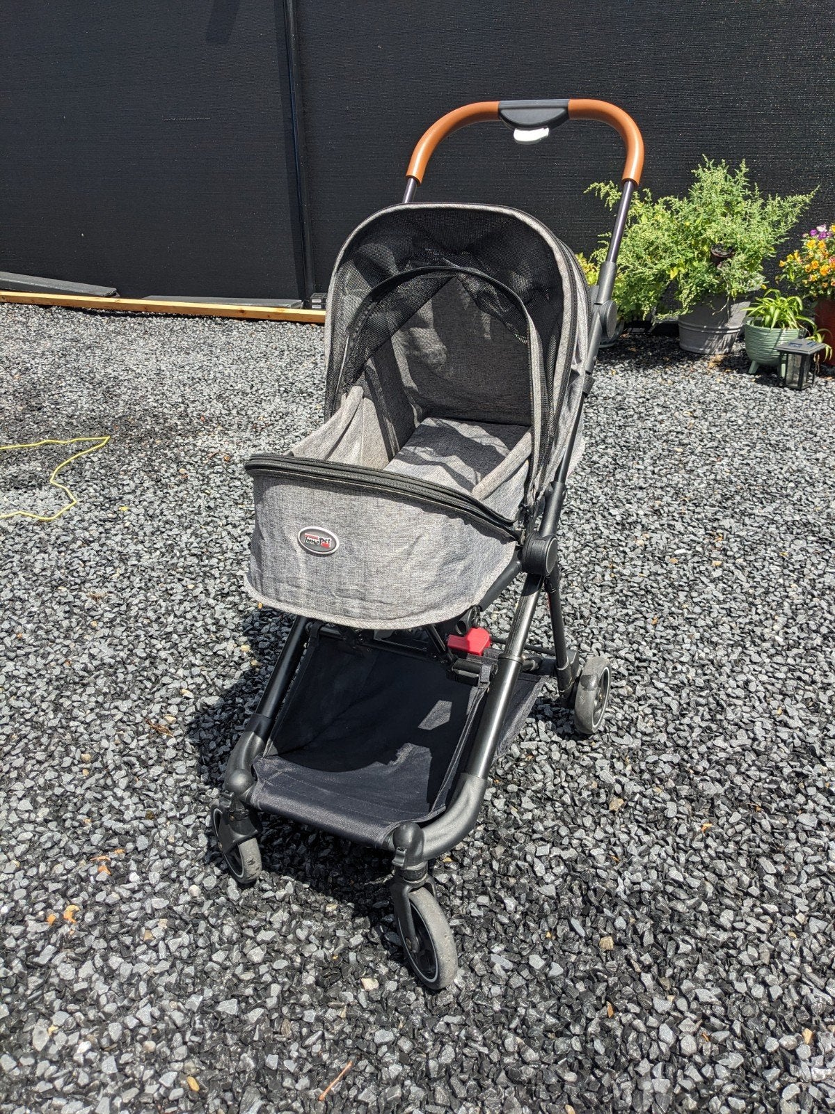 InnoPet City buggy gray. Hondenbuggy of kattenbuggy., Dieren en Toebehoren, Ophalen of Verzenden, Zo goed als nieuw