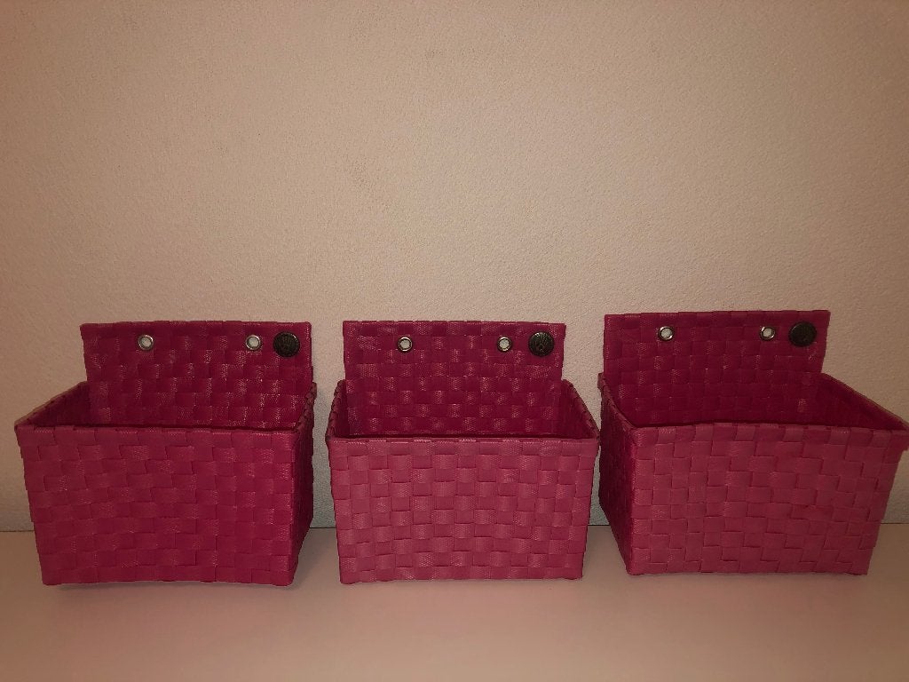 Mandjes voor op de hangen van handed by, Gebruikt, Ophalen of Verzenden, Wanddecoratie, Ophangbaar