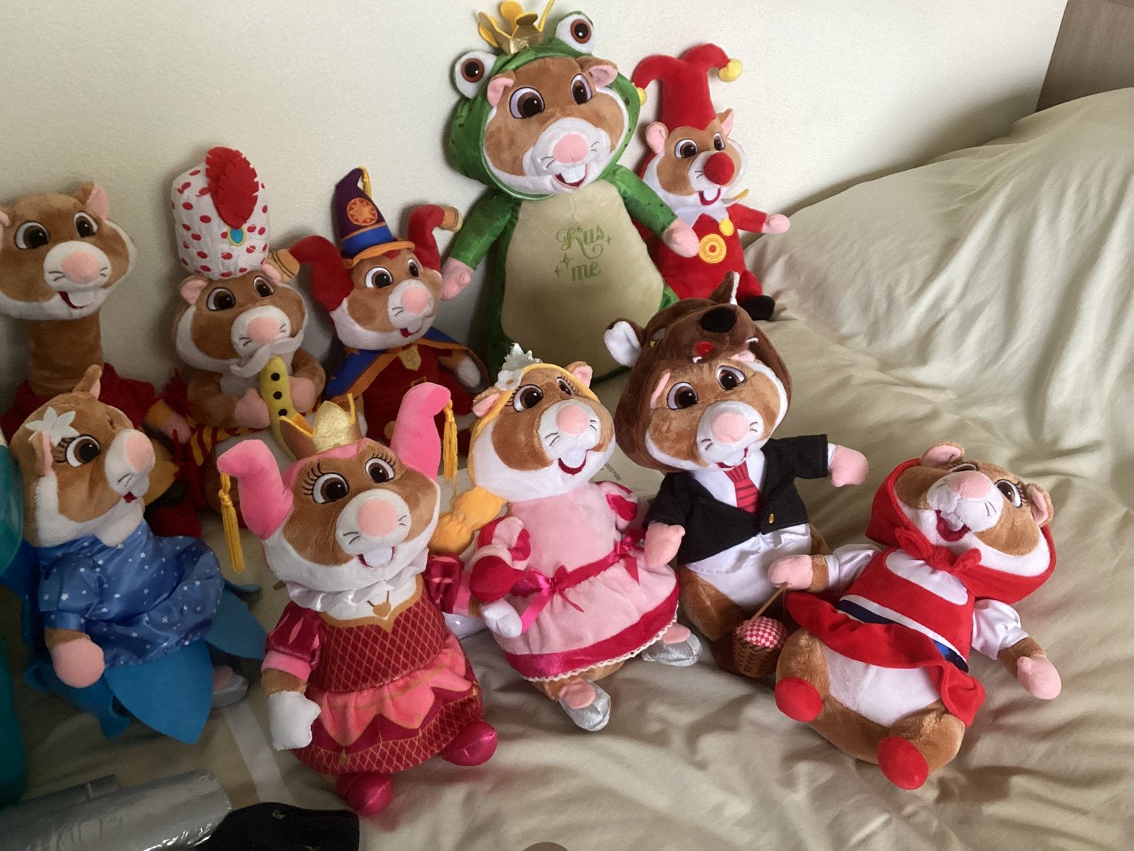 Efteling hamsters AH,Kus me kikkerkoning groot, totaal 10 st, Ophalen of Verzenden, Zo goed als nieuw, Overige typen